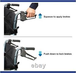 Days Escape Lite Ultra Lightweight Attendant Propelled Wheelchair Folding Frame