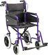 Days Escape Wheelchair Lite Lightweight Folding Frame Mobility Aid Purple
