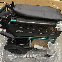 Days Wheelchair Escape Lite Attendant Wide 338SW Racing Green Brand New