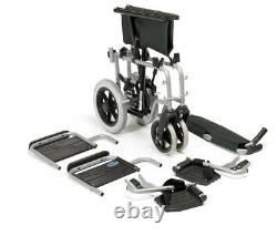 Days Whirl Crash Tested Attendant Propelled Transit Transport Folding Wheelchair