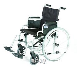 Days Whirl Crash Tested Self Propelled Folding Wheelchair Removable Rear Wheels