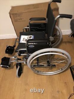 Days Whirl Self-Propelled Wheelchair, 41cm Seat Depth, Removable Armrests NEW