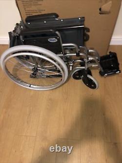 Days Whirl Self-Propelled Wheelchair, 41cm Seat Depth, Removable Armrests NEW