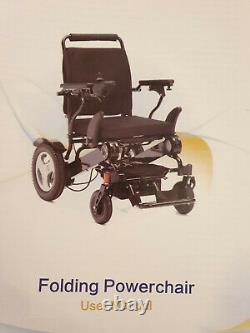 DeVilbliss PCF18SIL 120kg Capacity Folding Electric Power Wheelchair