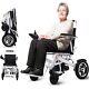 Deluxe Folding Electric Wheelchair, Powerful Dual Motor, Suitable For Elderly