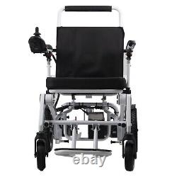 Deluxe Folding Electric Wheelchair, Powerful Dual Motor, Suitable for Elderly