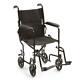 Drive Aluminium Lightweight Folding Travel Chair 19'' Seat Transport Wheelchair
