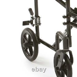 Drive Aluminium Lightweight Folding Travel Chair 19'' Seat Transport Wheelchair