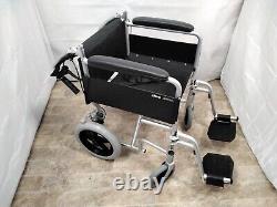 Drive De Vilbiss Lightweight Folding Wheelchair Silver/Black