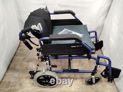 Drive De Vilbiss Lightweight Folding Wheelchair Silver/Black
