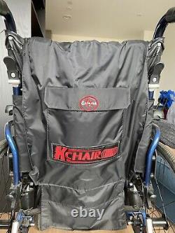Drive DeVilbiss Healthcare K-Chair Self Propel Wheelchair Blue