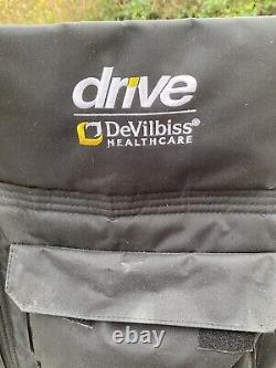 Drive DeVilbiss Healthcare LAWC002 18 Lightweight Folding Wheelchair Black