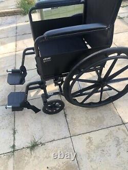 Drive DeVilbiss Healthcare Self Propelled Silver Sport Wheelchair 18 Seat Black