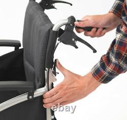 Drive Phantom Self Propelled Lightweight Wheelchair Padded Upholstery