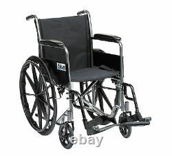 Drive Silver Sport Wheelchair 18 Silver SSP118FA-SF