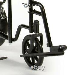 Drive Steel Heavy Duty Bariatric Transit Transport Wheelchair Mobility Aid