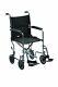 Drive Tr39esv Steel Travel Chair Silver Vein Folding Transit Wheelchair Refurb