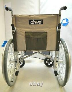 Drive Ultra Lightweight 20'' Seat Folding Self Propel Wheelchair Crash Tested