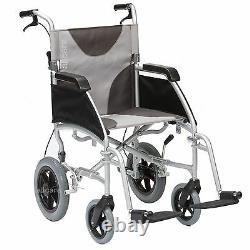 Drive Ultra Lightweight Aluminium Folding Transit Travel Wheelchair