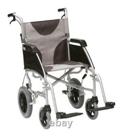 Drive Wheelchair Ultra Lightweight 20 Seat Folding Travel Transit Mobility NEW