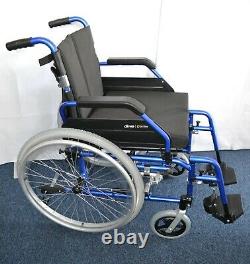 Drive XS Aluminium Wheelchair Self Propelled Blue 18 Seat Width Crash Tested