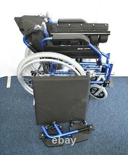 Drive XS Aluminium Wheelchair Self Propelled Blue 18 Seat Width Crash Tested