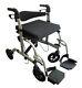 Elite Care Wheelchair Foldable Lightweight Adjustable Never Used