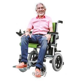 Electric Lightweight Power Wheelchair Medical Mobility Aid, Easy-Folding, 6mph