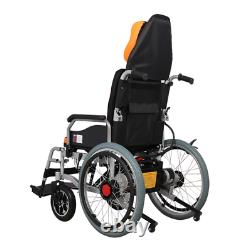 Electric Power Folding Wheelchair Lightweight Medical Mobility Aid Motorized A