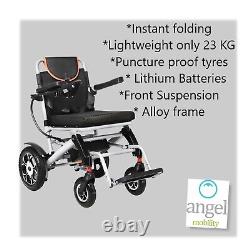 Electric Power Lightweight Folding Wheelchair Mobility Scooter 23 KG 4 MPH