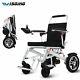 Electric Wheelchair Foldable Lightweight Deluxe Portable Wheel Chair 500wmotor