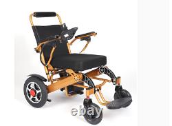 Electric Wheelchair Folding Lightweight Old Elderly Disabled With Damping System 5