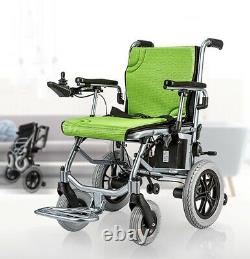Electric Wheelchair Power Wheel Chair Lightweight Mobility Aid Foldable Folding