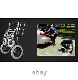 Electric Wheelchair Power Wheel Chair Lightweight Mobility Aid Folding UK STOCK