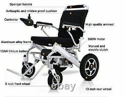 Electric Wheelchair Power Wheel chair Lightweight Mobility Aid Foldable Folding