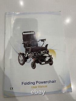 Electric wheelchair folding lightweight