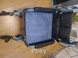 EliteCare ECTR01 Lightweight Folding Wheelchair with Handbrakes