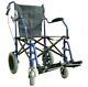 Elitecare Ectr04hd Heavy Duty Lightweight Folding Travel Wheelchair In A Bag