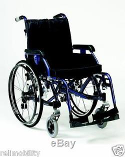 Enigma K Chair Full Suspension Lightweight Aluminium Wheelchair Blue