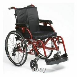 Enigma K Chair Full Suspension Lightweight Aluminium Wheelchair RED
