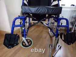 Enigma Self Propelled Wheel Chair Quick Release Wheels & Padded Seat 18 Inch
