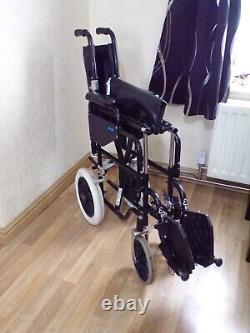 Enigma Transit Wheelchair Quick Release Wheels & Padded Seat 16 Inch