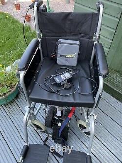 Enigma power stroll duel lightweight wheelchair with power pack easy fold