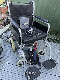 Enigma power stroll duel lightweight wheelchair with power pack easy fold