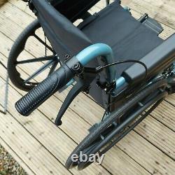 Escape Lite Self Propel Wheelchair 18 Silver Blue Great Condition Lightweight
