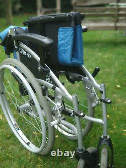 Excel G-lite PRO Lightweight Transit Wheelchair 20 Seat Blue/Black