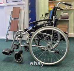 Excel G-lite PRO Lightweight Transit Wheelchair 20 Seat Blue/Black 12.7kg 113kg