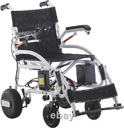 Fold and Travel Lightweight Electric Wheelchair, Portable Mobility Wheel chair