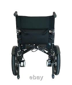 Foldable Electric Wheelchair Lightweight Heavy Duty Durable Powerchair BLUE