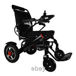 Foldable Lightweight Electric Wheelchair Power Wheelchair 22 Wide Seat